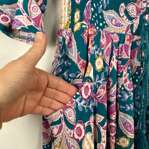 Dreamcatcher Women Maxi Dress size S (AUS 8) Fit Flare Floral Boho Cottage Fairy - Picture 6 of 15